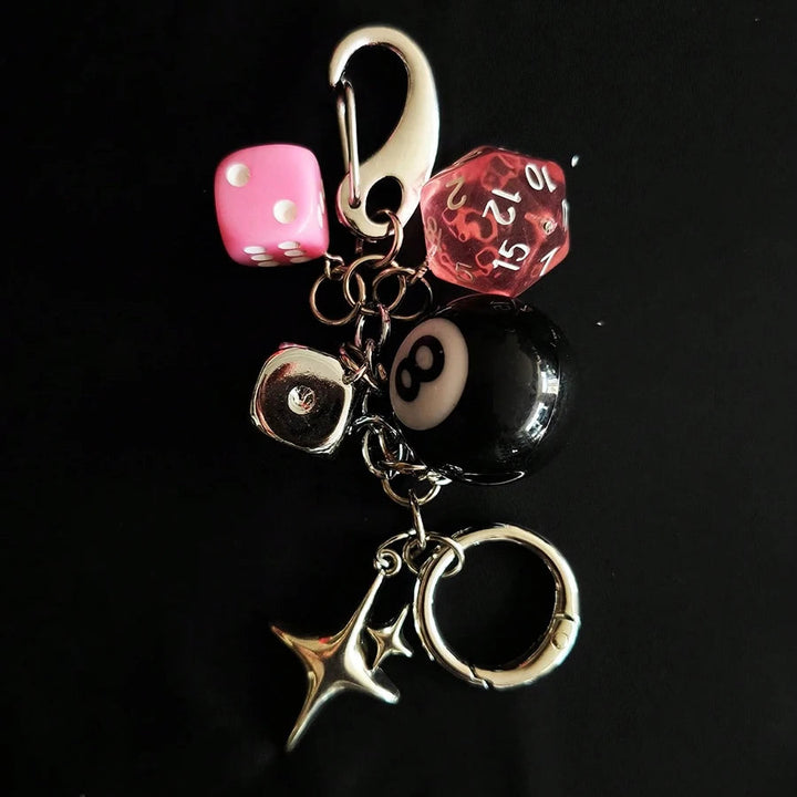 Eight ball key-chain