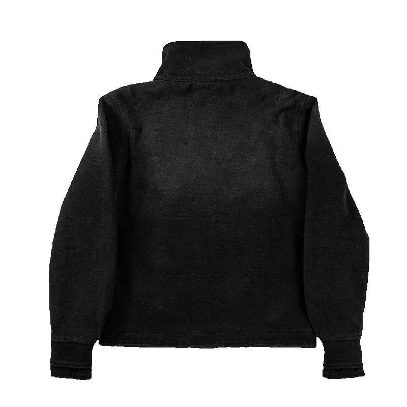 Y2k Fencing Jacket Vintage Wash