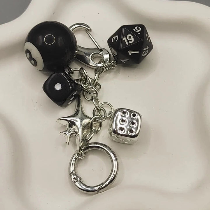 Eight ball key-chain