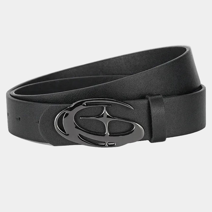 Y2K Star Graphic Belt