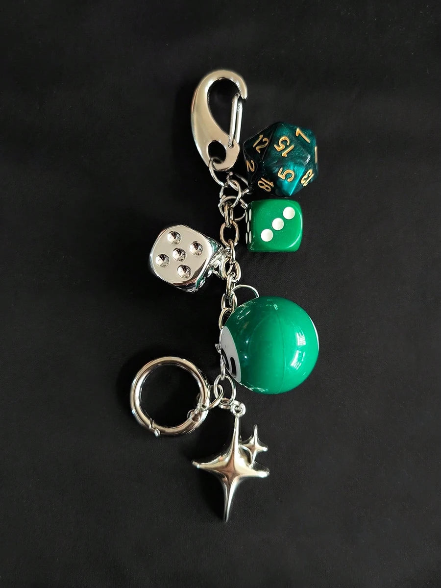 Eight ball key-chain
