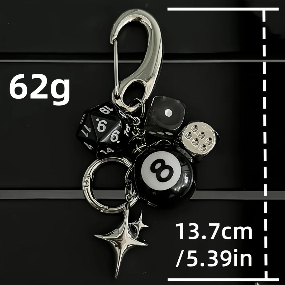 Eight ball key-chain