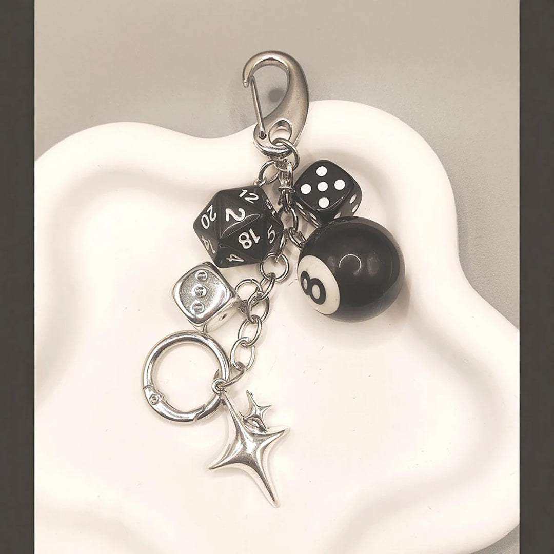 Eight ball key-chain