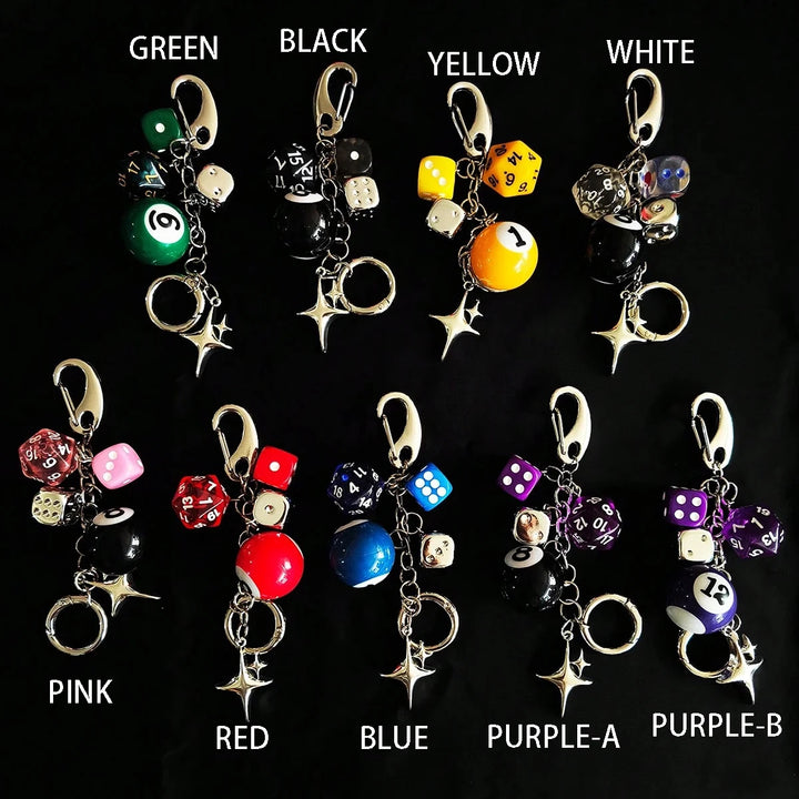 Eight ball key-chain
