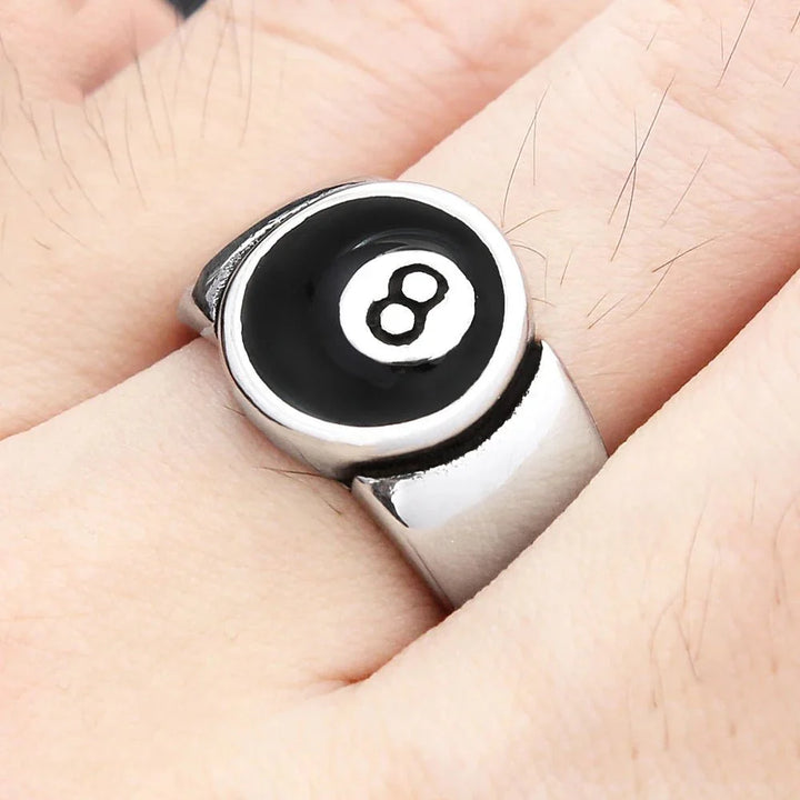 8-ball ring