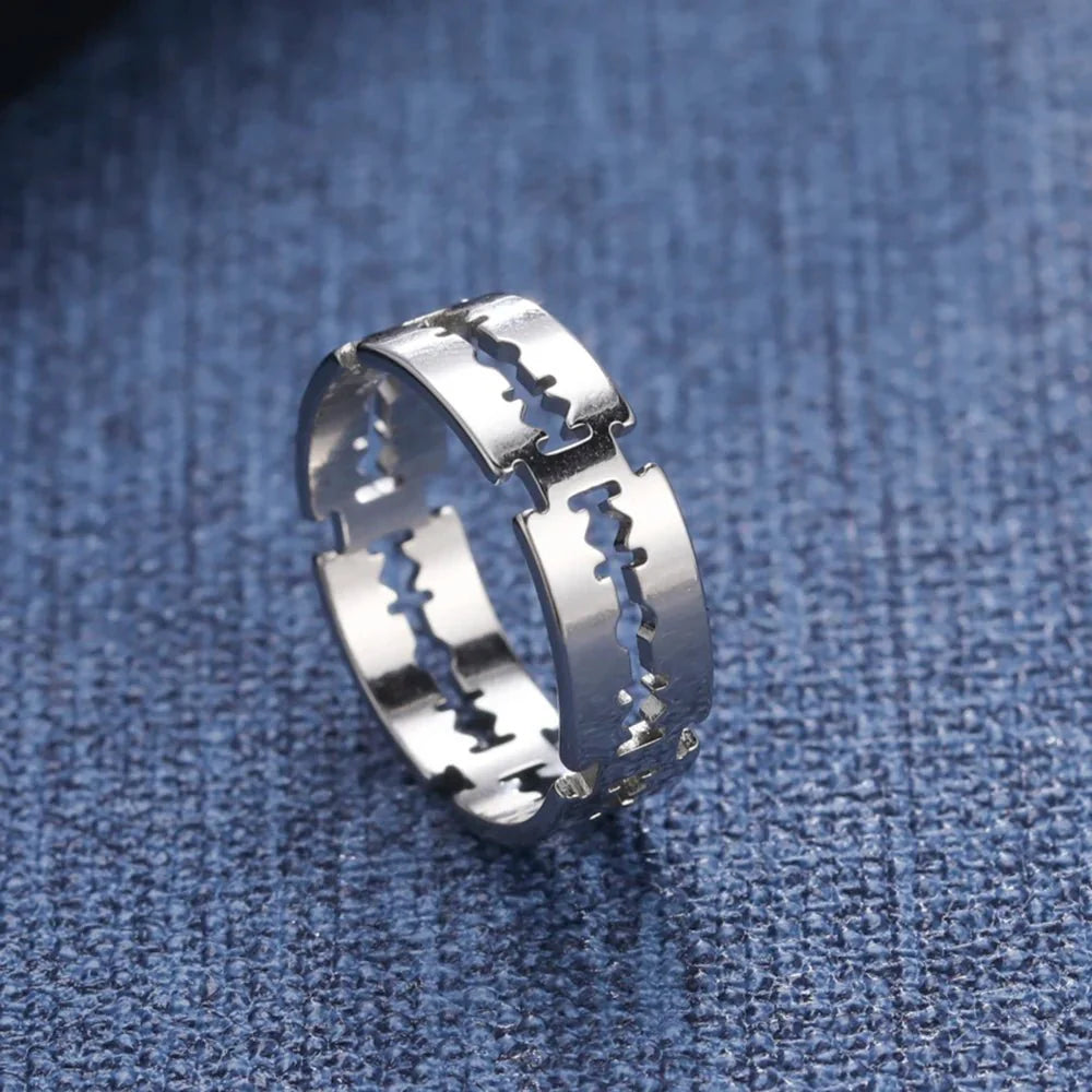 razor blade ring