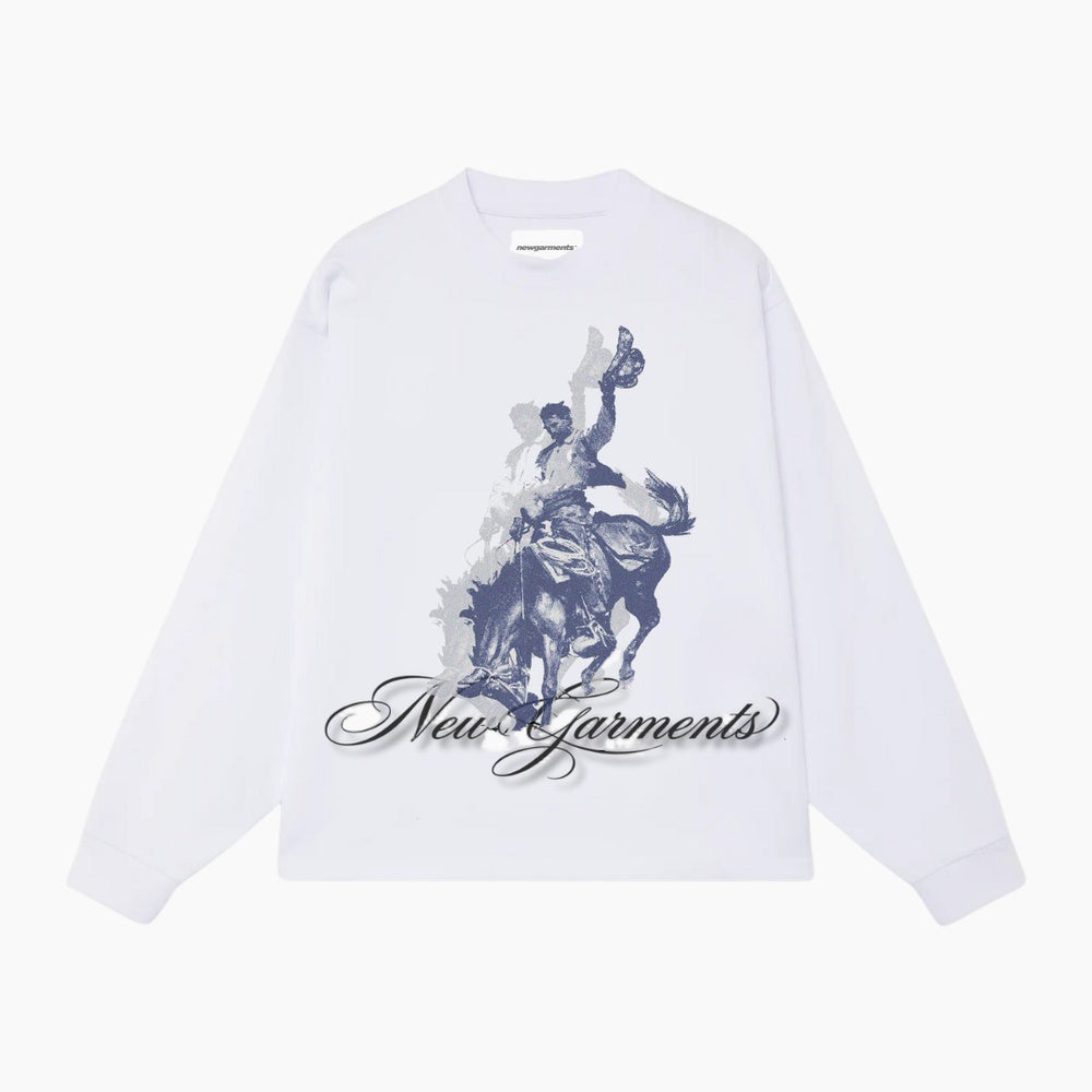 Equestrian Longsleeve | Pearl White