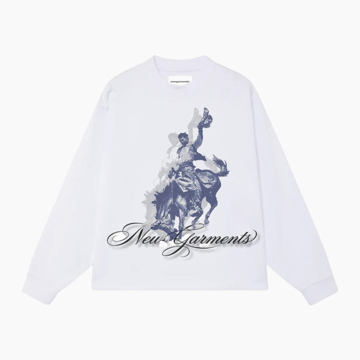 Equestrian Longsleeve | Pearl White