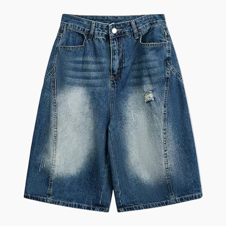 NEWGRMNTS Barrel Fit Basic Jorts