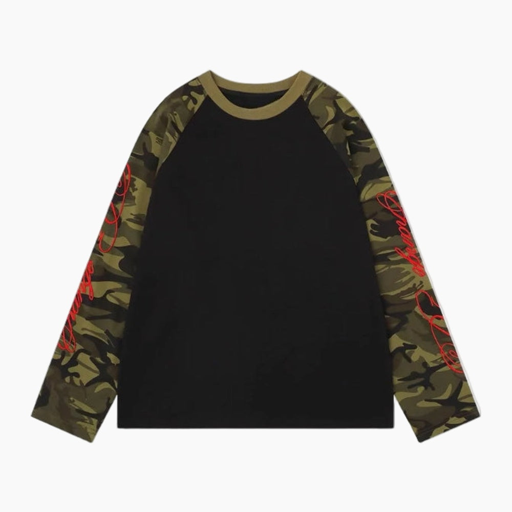 NEWGRMNTS Camo Raglan Longsleeve