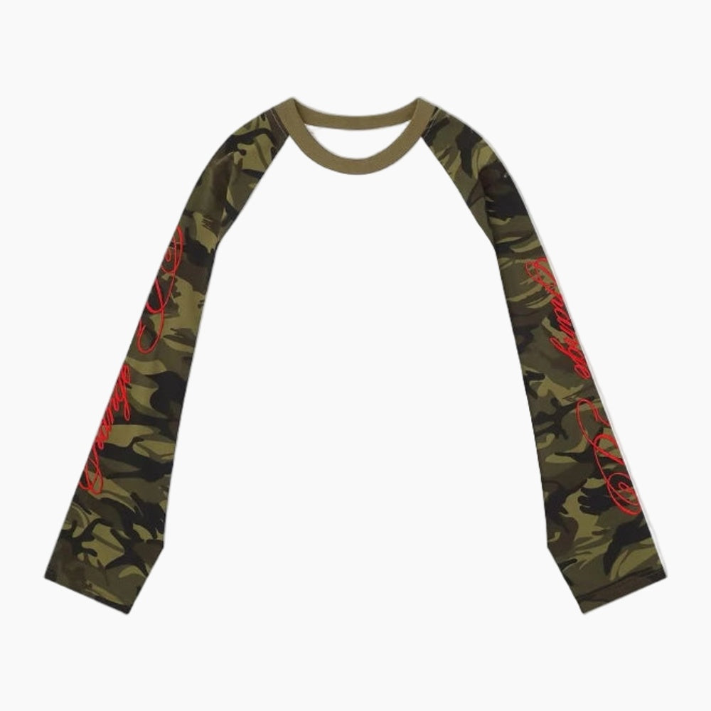NEWGRMNTS Camo Raglan Longsleeve