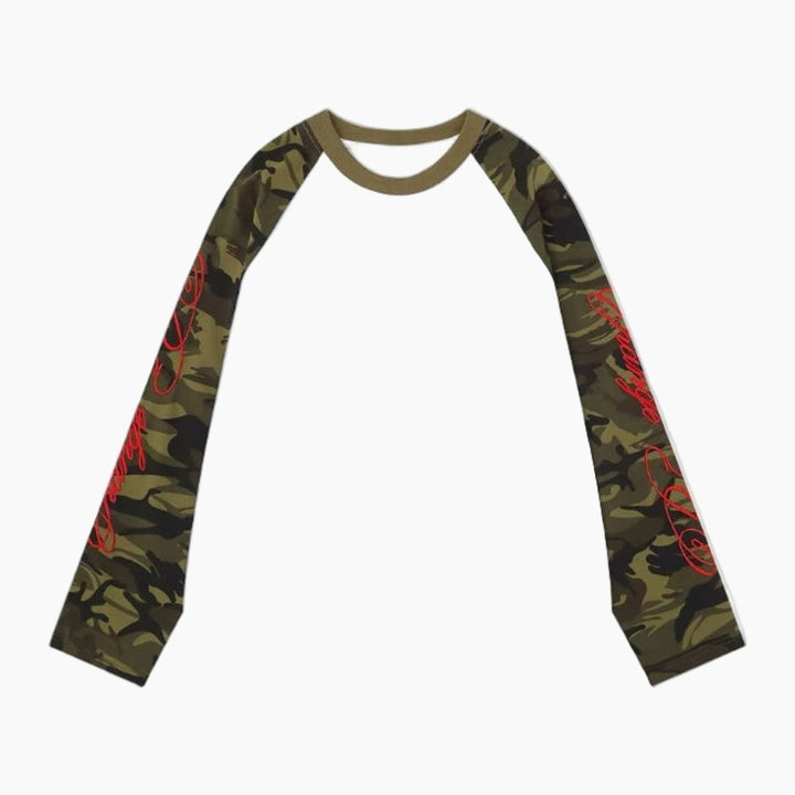 NEWGRMNTS Camo Raglan Longsleeve