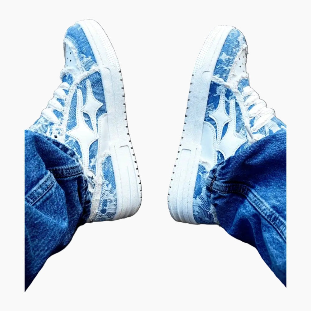 NEWGRMNTS Raw Denim Sneakers