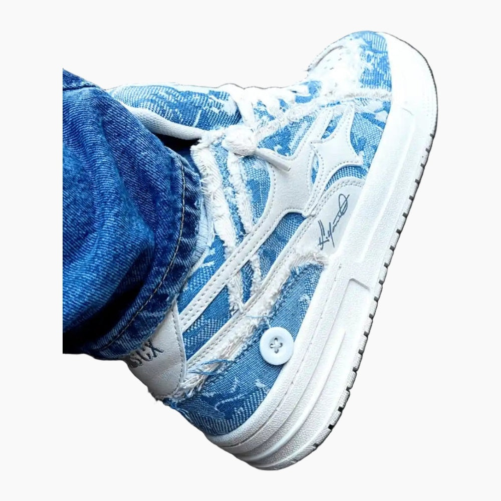 NEWGRMNTS Raw Denim Sneakers