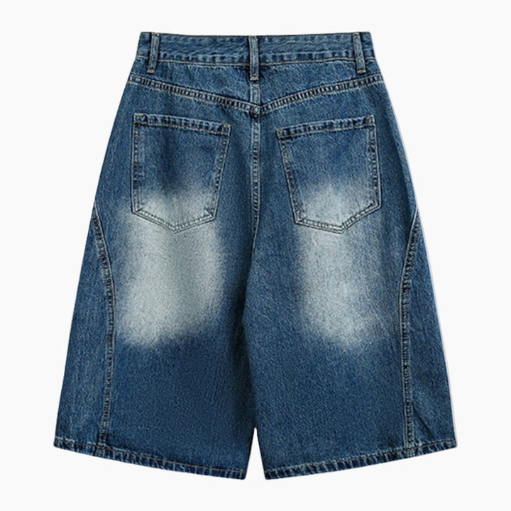 NEWGRMNTS Barrel Fit Basic Jorts