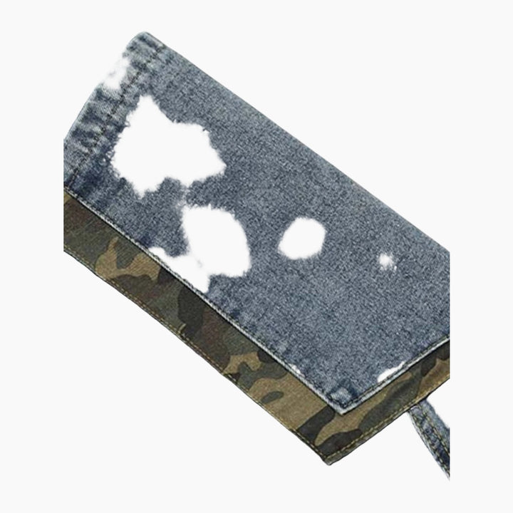NEWGRMNTS Camo Patchwork Jorts