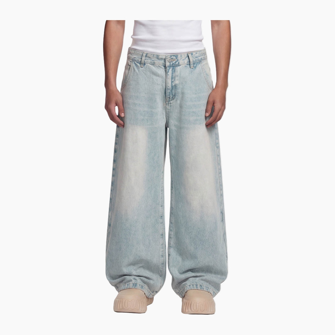 Denim Washed Barrel Jeans