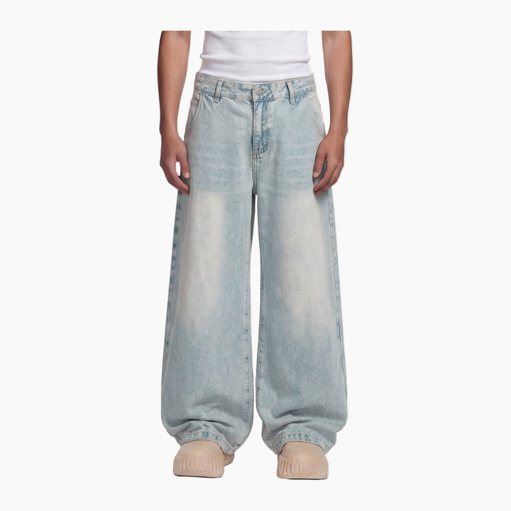 Denim Washed Barrel Jeans