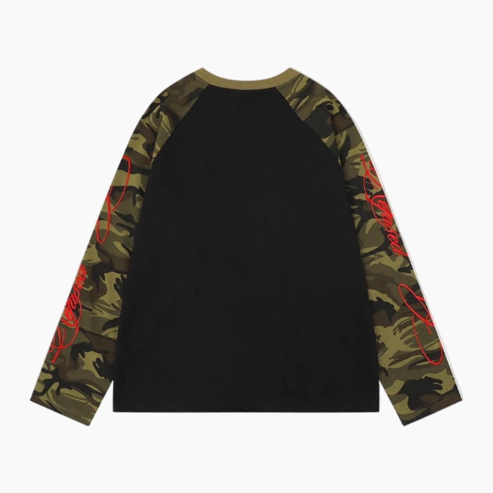 NEWGRMNTS Camo Raglan Longsleeve