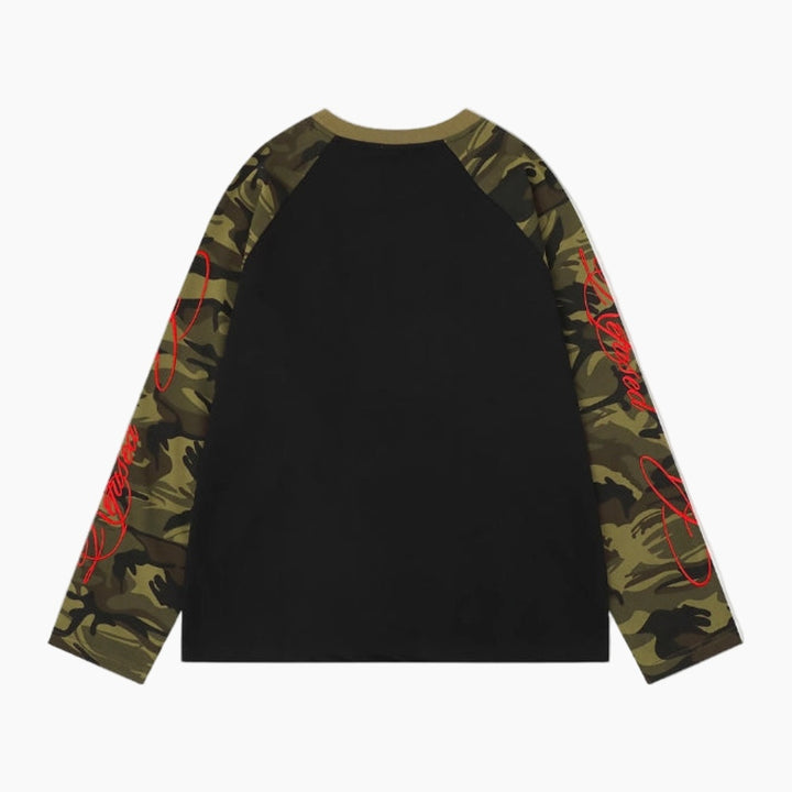 NEWGRMNTS Camo Raglan Longsleeve