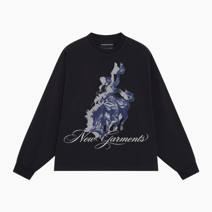 Equestrian Longsleeve | Pearl White