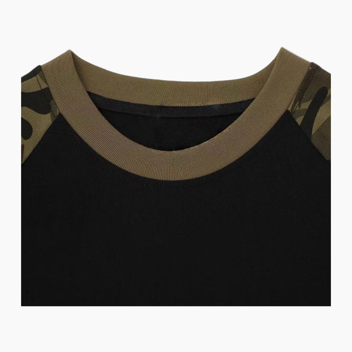 NEWGRMNTS Camo Raglan Longsleeve