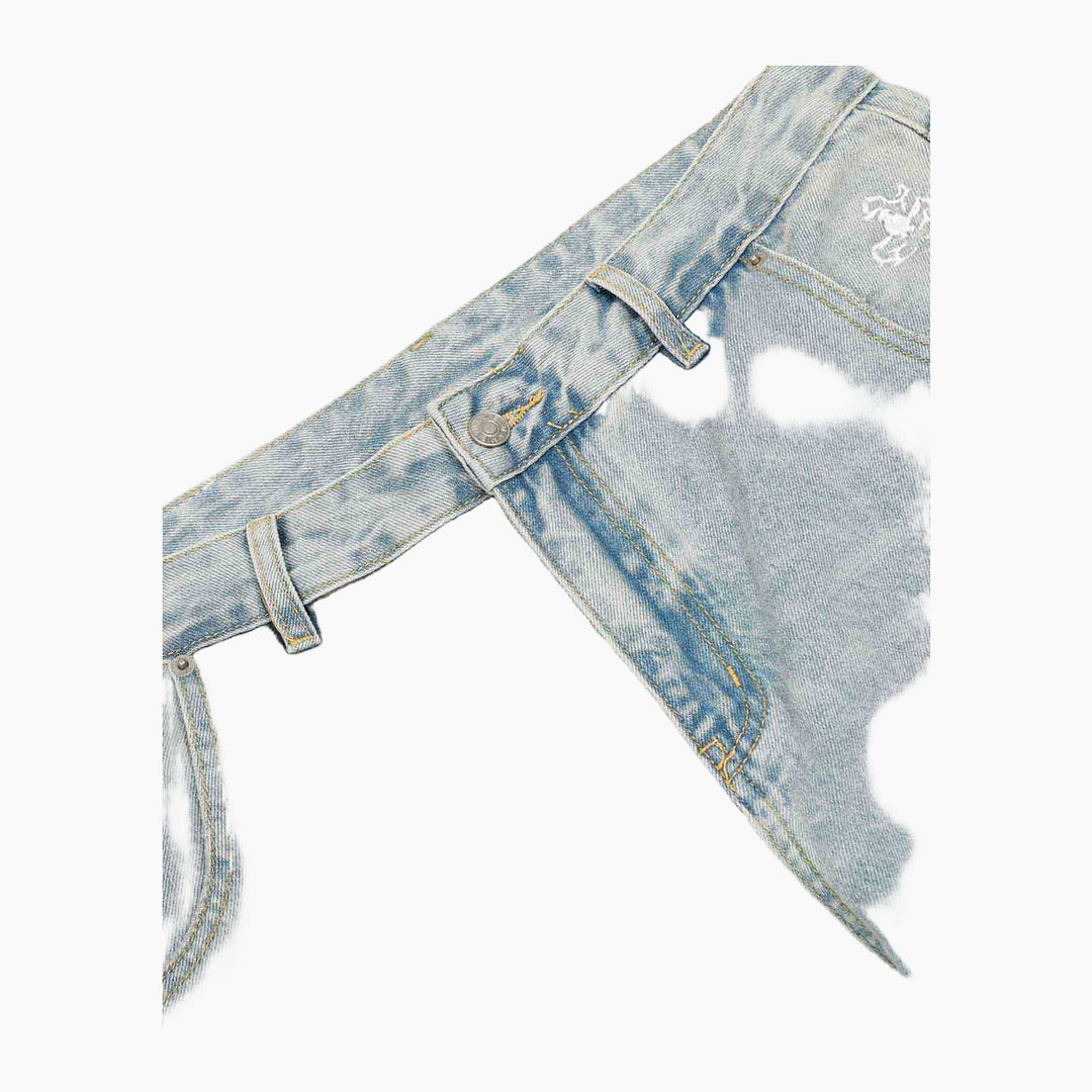 Denim Washed Barrel Jeans