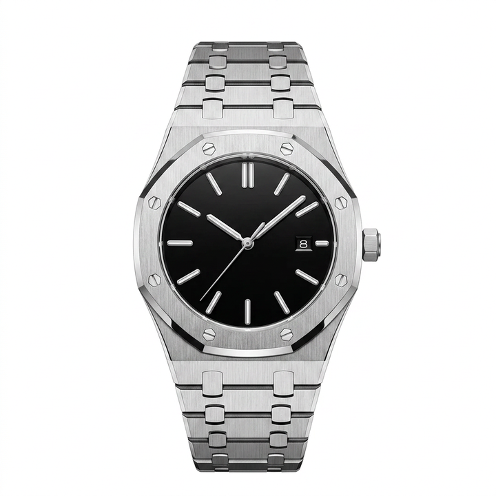 Octagon Steel Watch