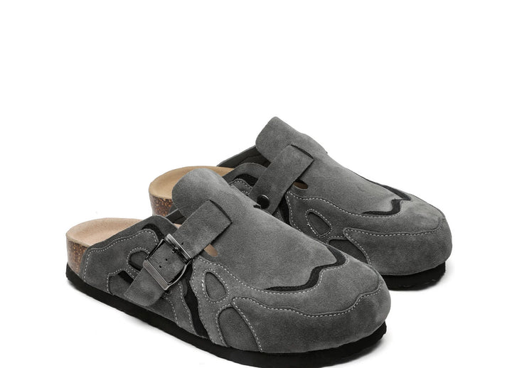 NEWGRMNTS Flame Suede Clog