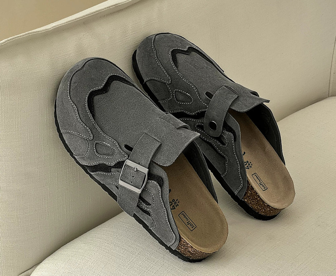 NEWGRMNTS Flame Suede Clog