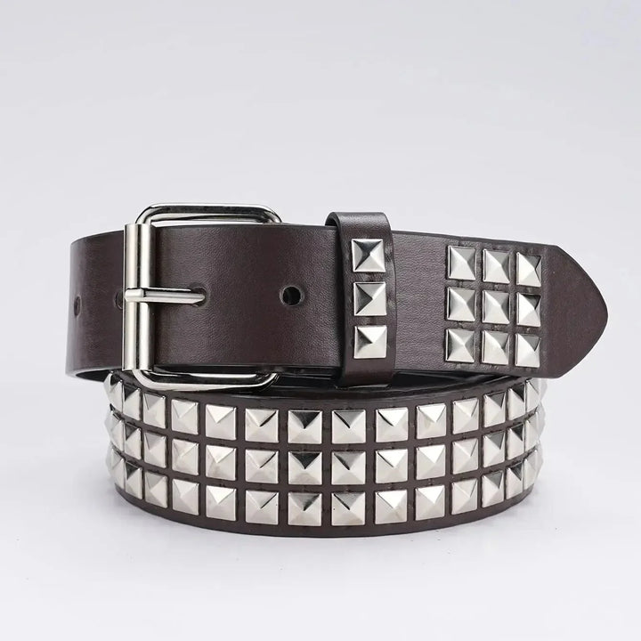 Pyramid-studded belt