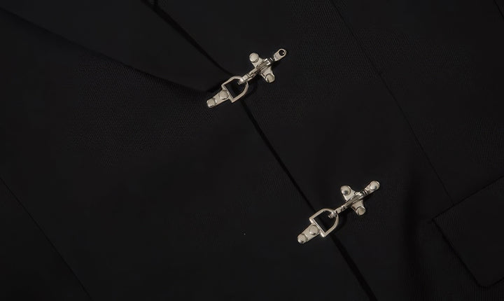 Oversized Fireman Buckle Blazer