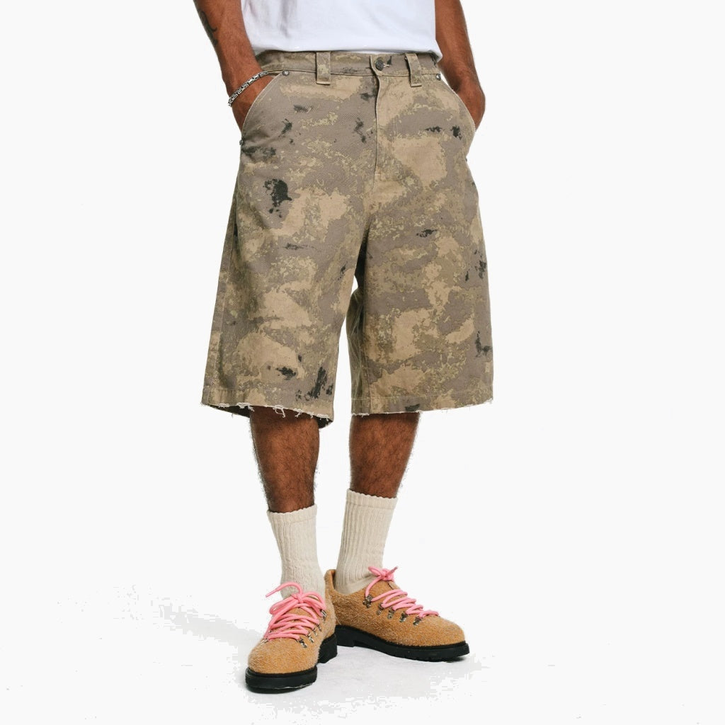 Camo Relaxed Fit Shorts - Desert Camo