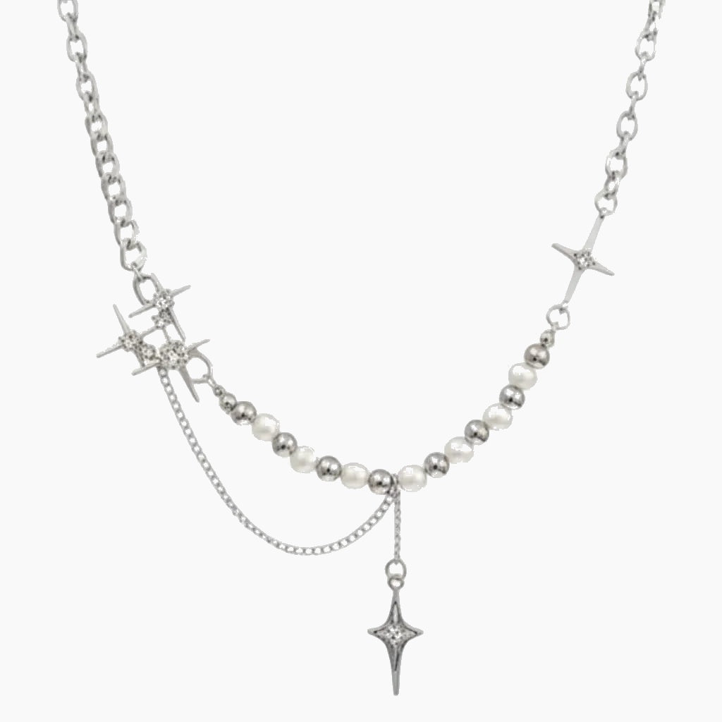 pearl and cross necklace