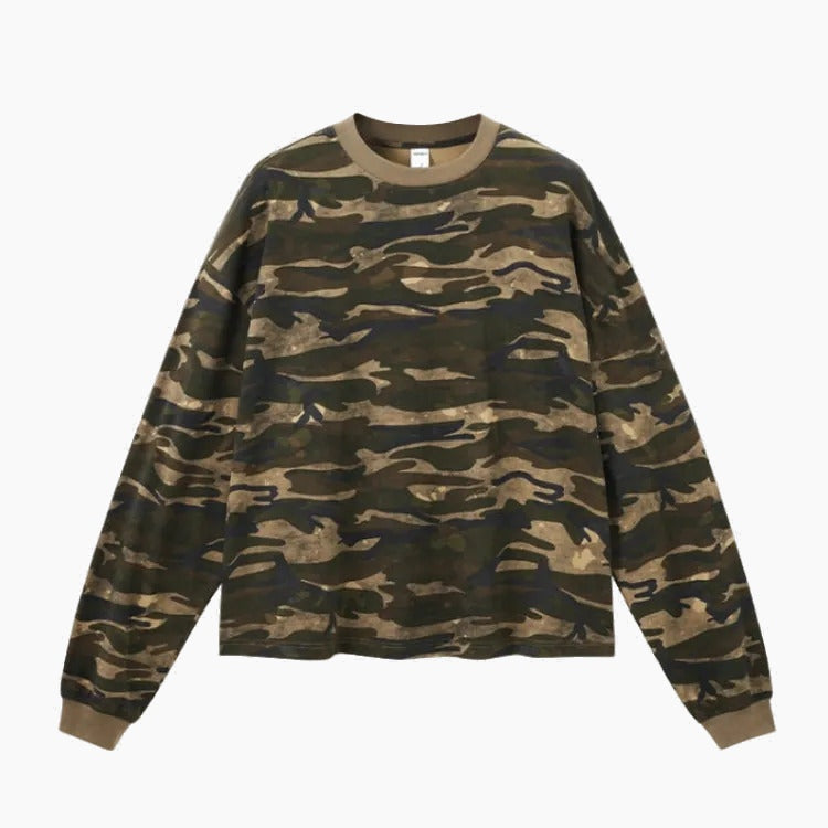 Camo Boxy Fit Longsleeve