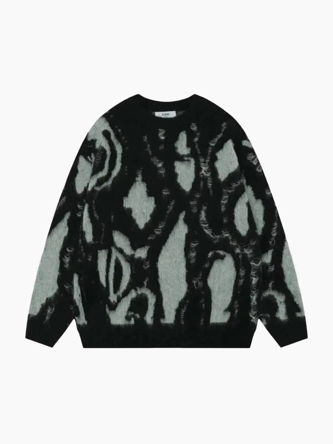 Eye Fabric Knitted Sweater