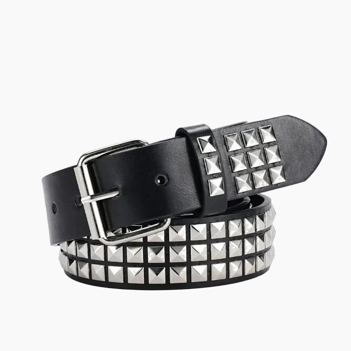 Pyramid-studded belt