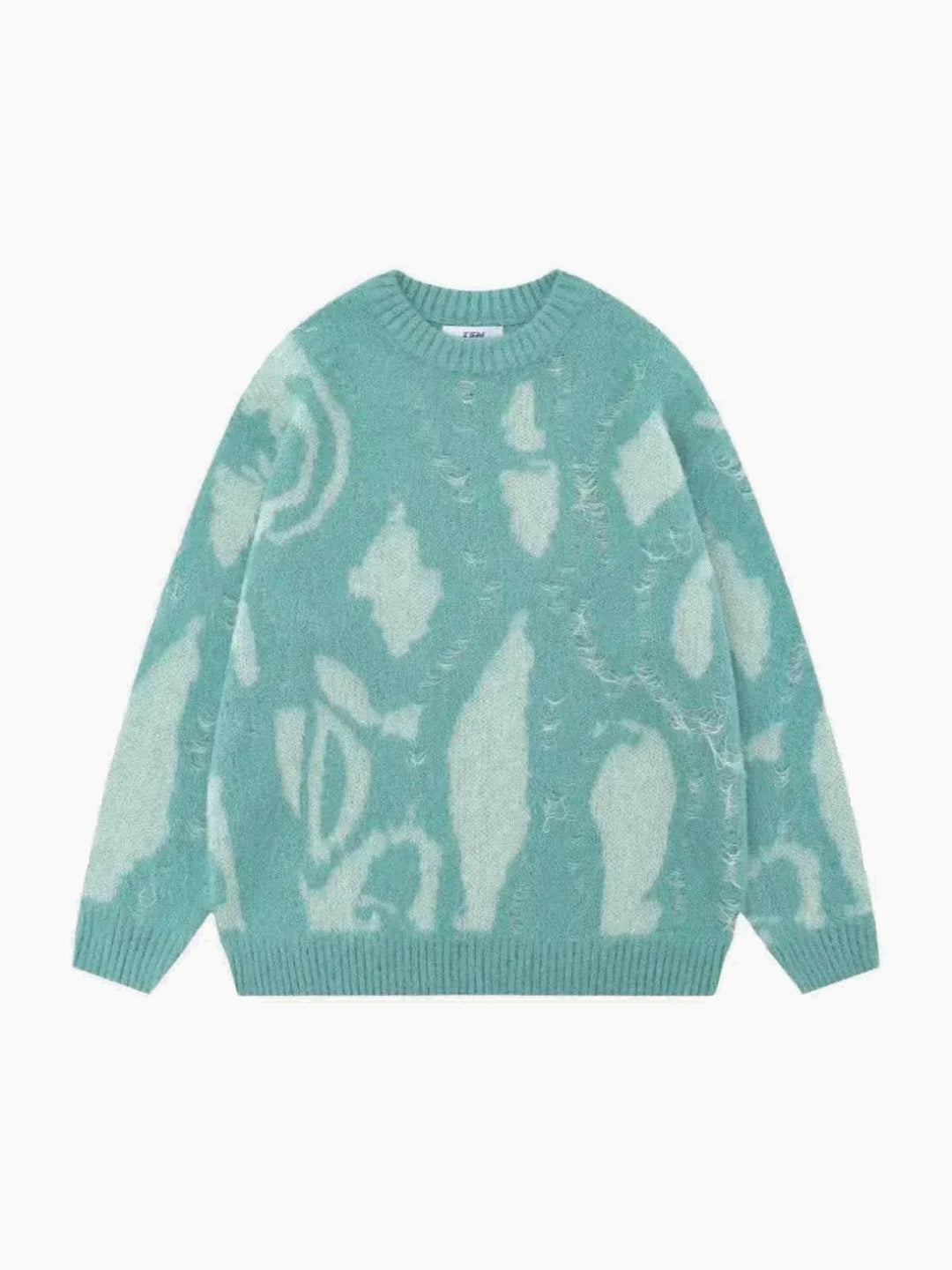 Eye Fabric Knitted Sweater