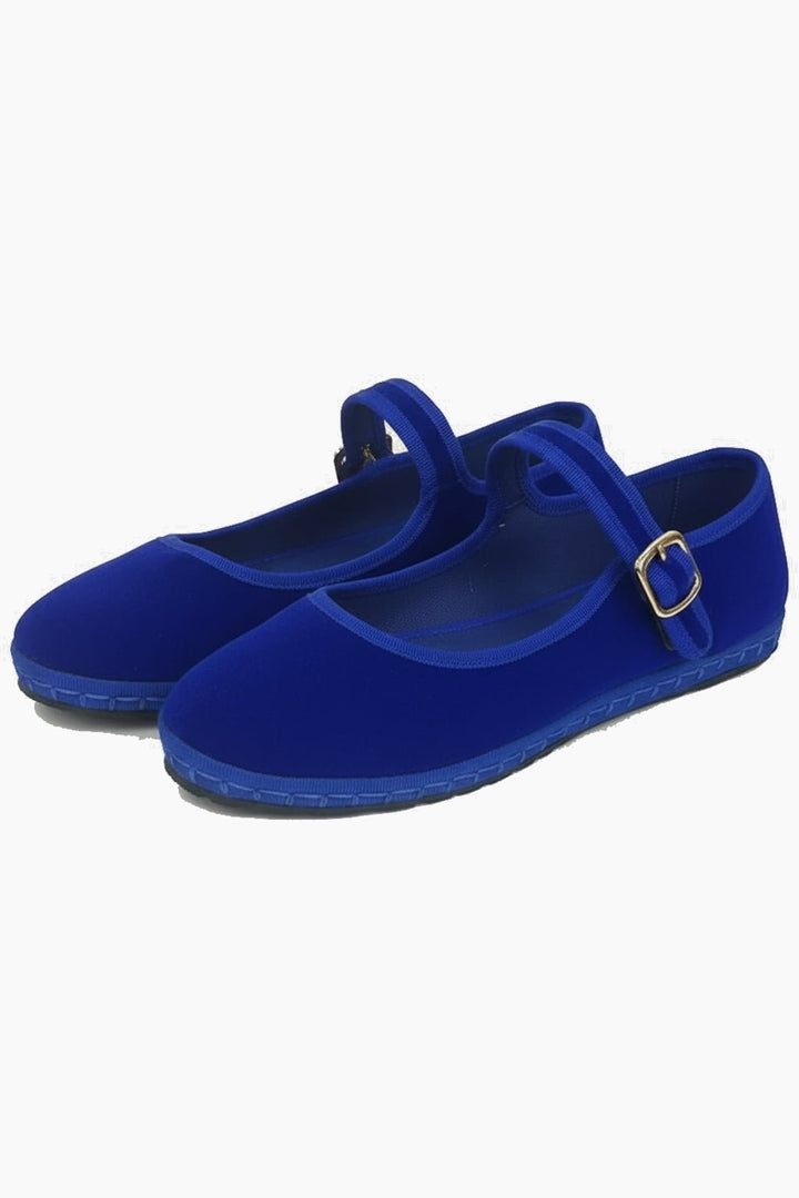 Velour Mary Janes