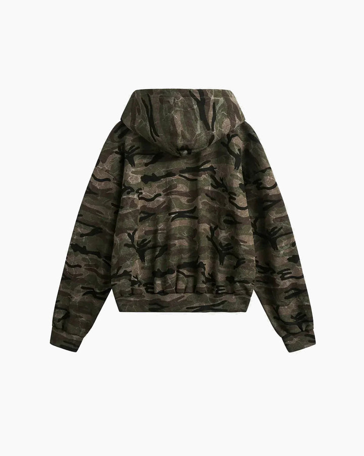 Zip-Through Hoodie Camo