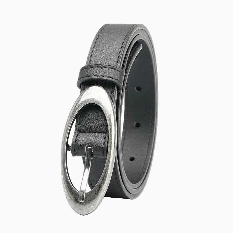 Oval Buckle Belt