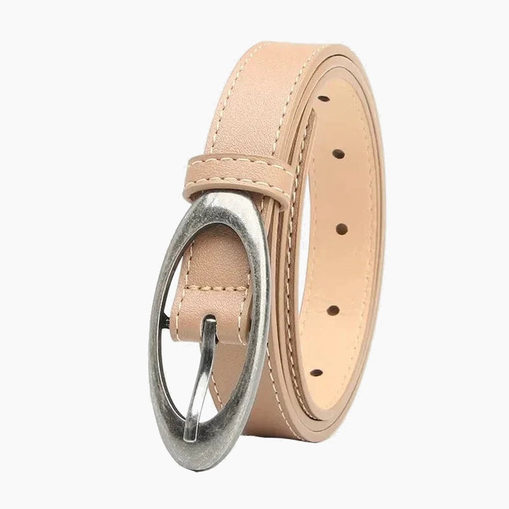 Oval Buckle Belt