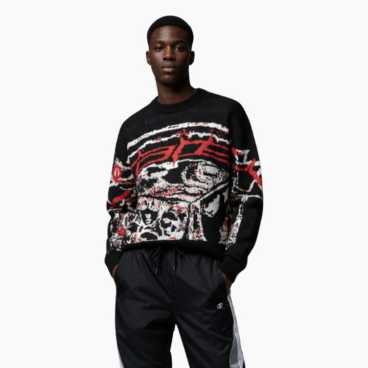 Vintage Hollow Out Pullover