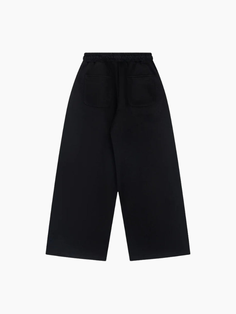 NEWGRMNTS Wide Leg Font Joggers