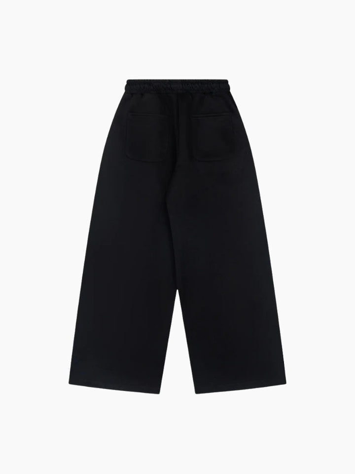 NEWGRMNTS Wide Leg Font Joggers