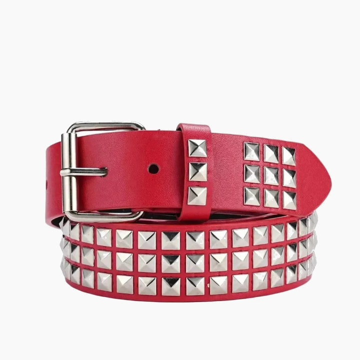 Pyramid-studded belt