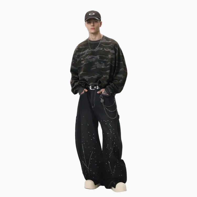 Camo Boxy Fit Longsleeve