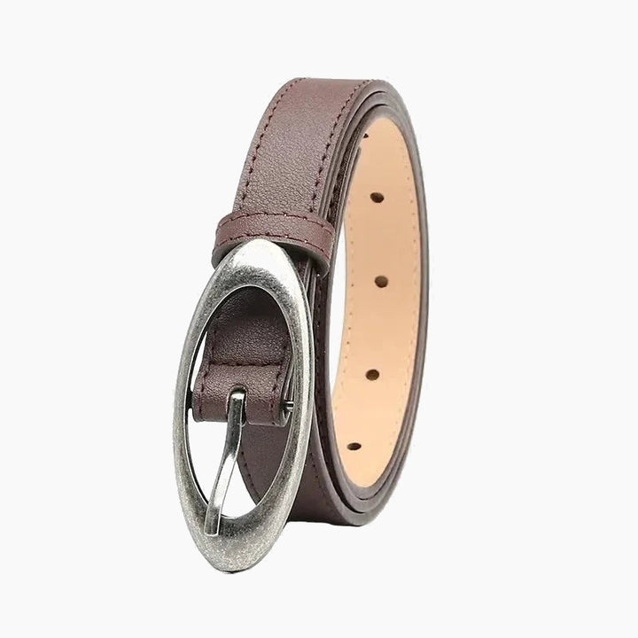 Oval Buckle Belt