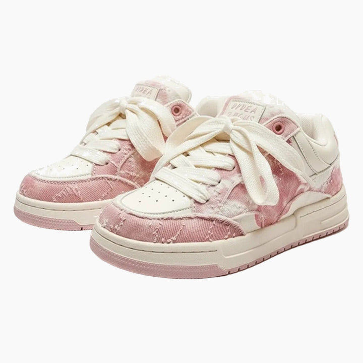 faded sneakers