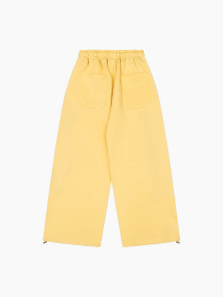 NEWGRMNTS Wide Leg Font Joggers